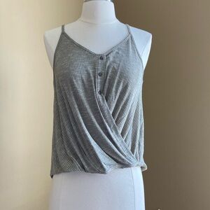 Nwt Sage Ribbed Summer Top - Small